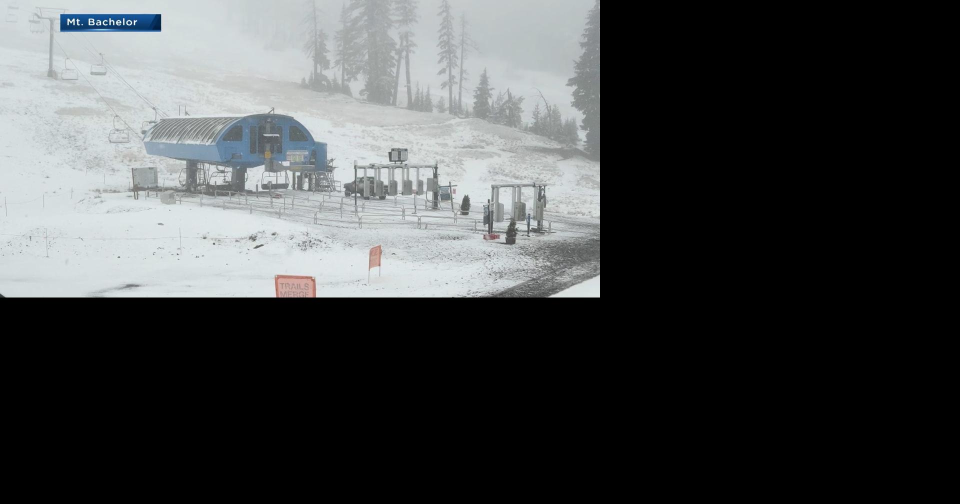 A weekend snow just gave Mt. Bachelor a taste of ski season