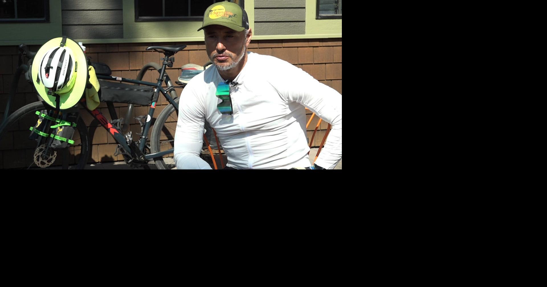 Cyclist's cross-country journey for suicide prevention brings him to ...