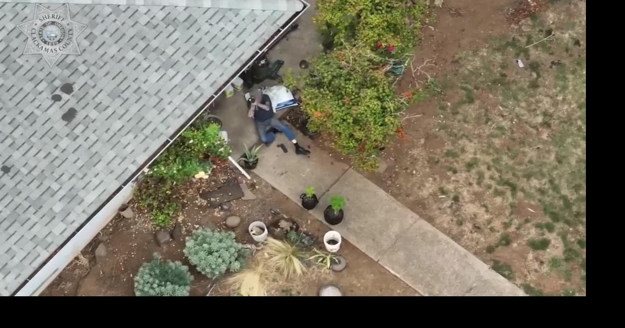 Deputies: Video shows Oregon man firing at police SWAT drone during standoff