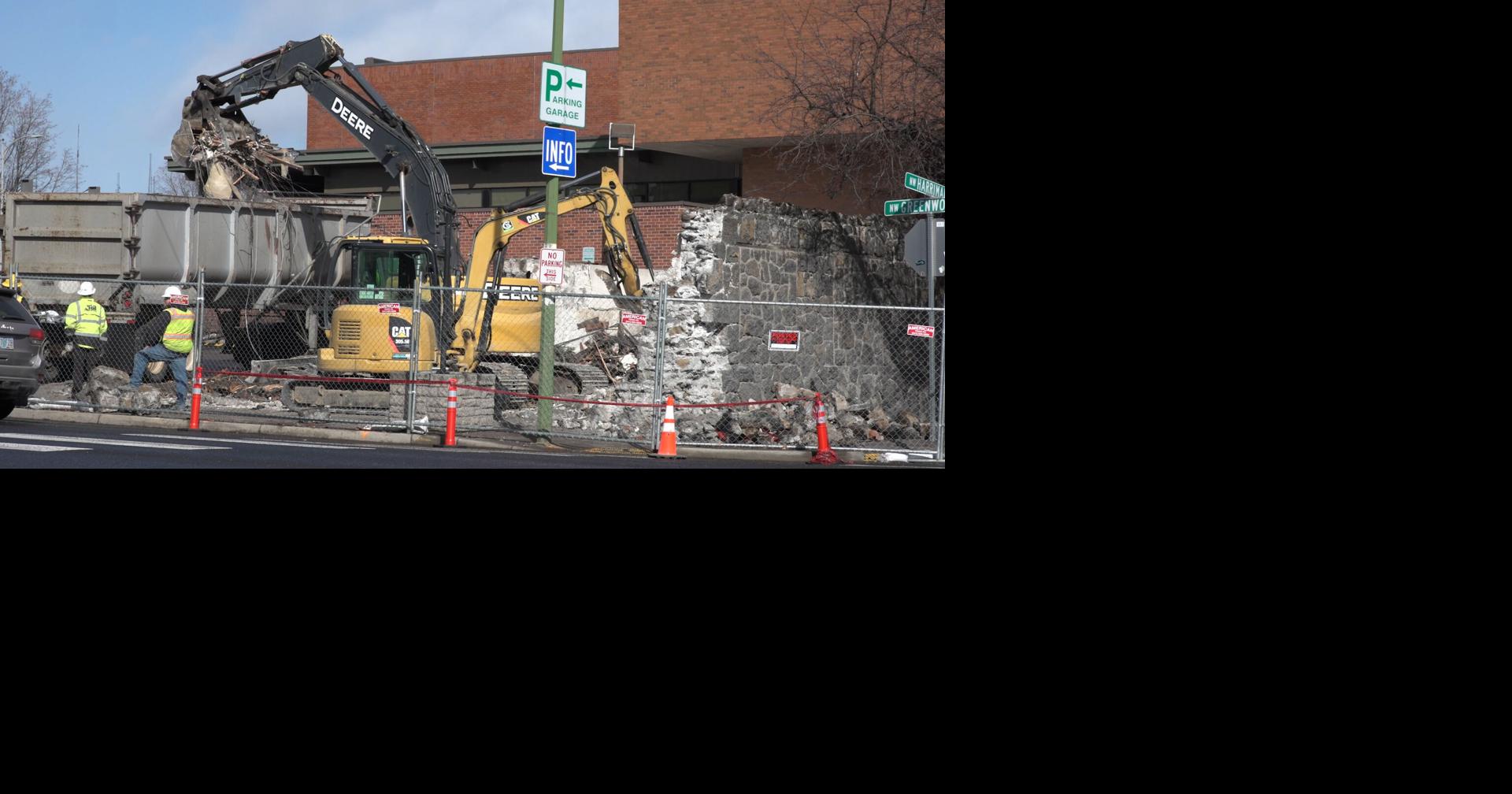 Final teardown of Bend's historic AJ Tucker Building Local News