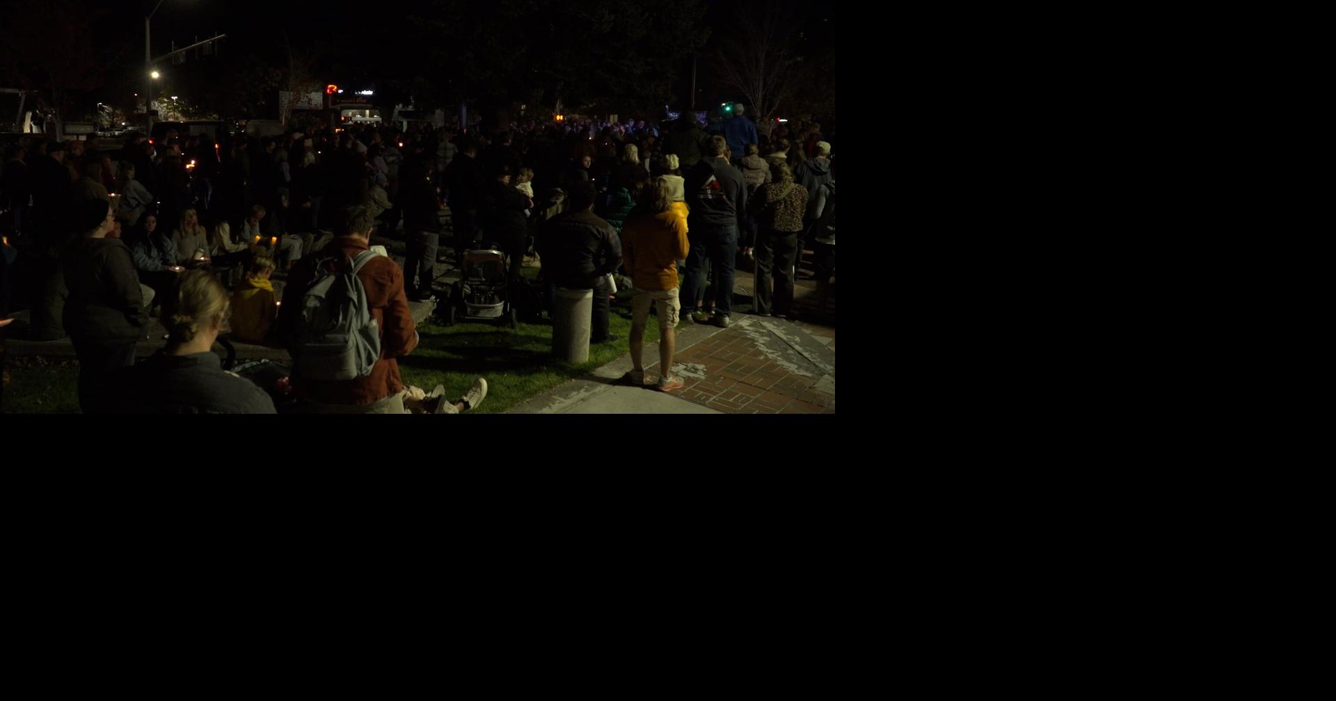 Bend community gathers at Peace Corner after Silver Rail Elementary shooting