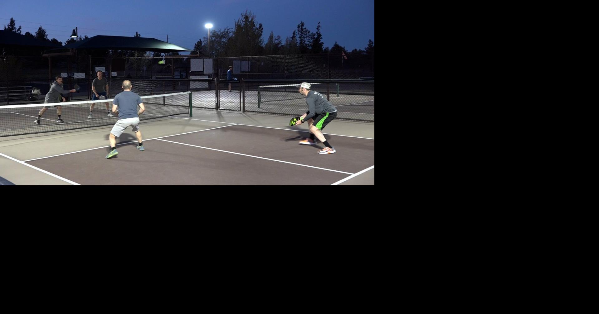 Bend #39 s Pine Nursery Park pickleball courts now have lights Sports