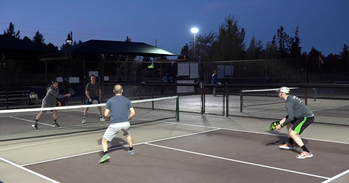 Bend #39 s Pine Nursery Park pickleball courts now have lights Sports Bend #39 s Pine Nursery Park pickleball courts now have lights Sports