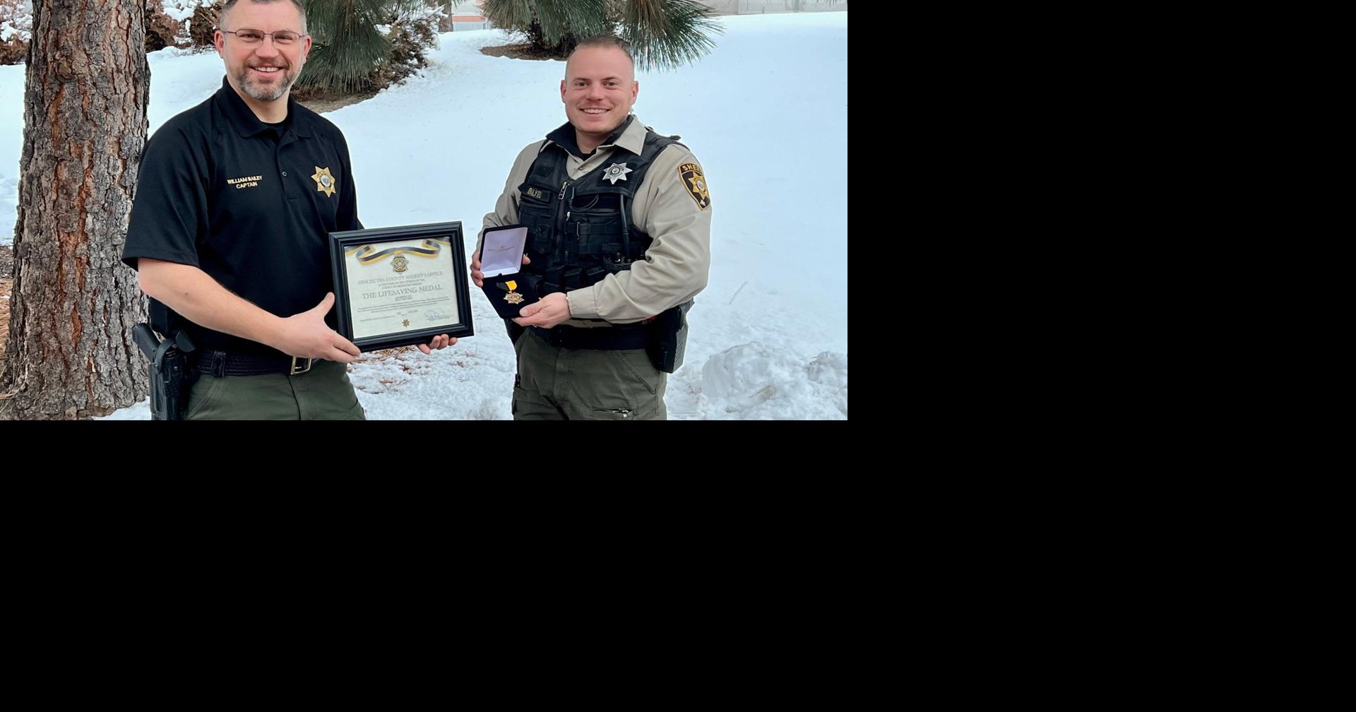 Deschutes County deputy awarded Lifesaving Medal | Central-oregon-daily ...