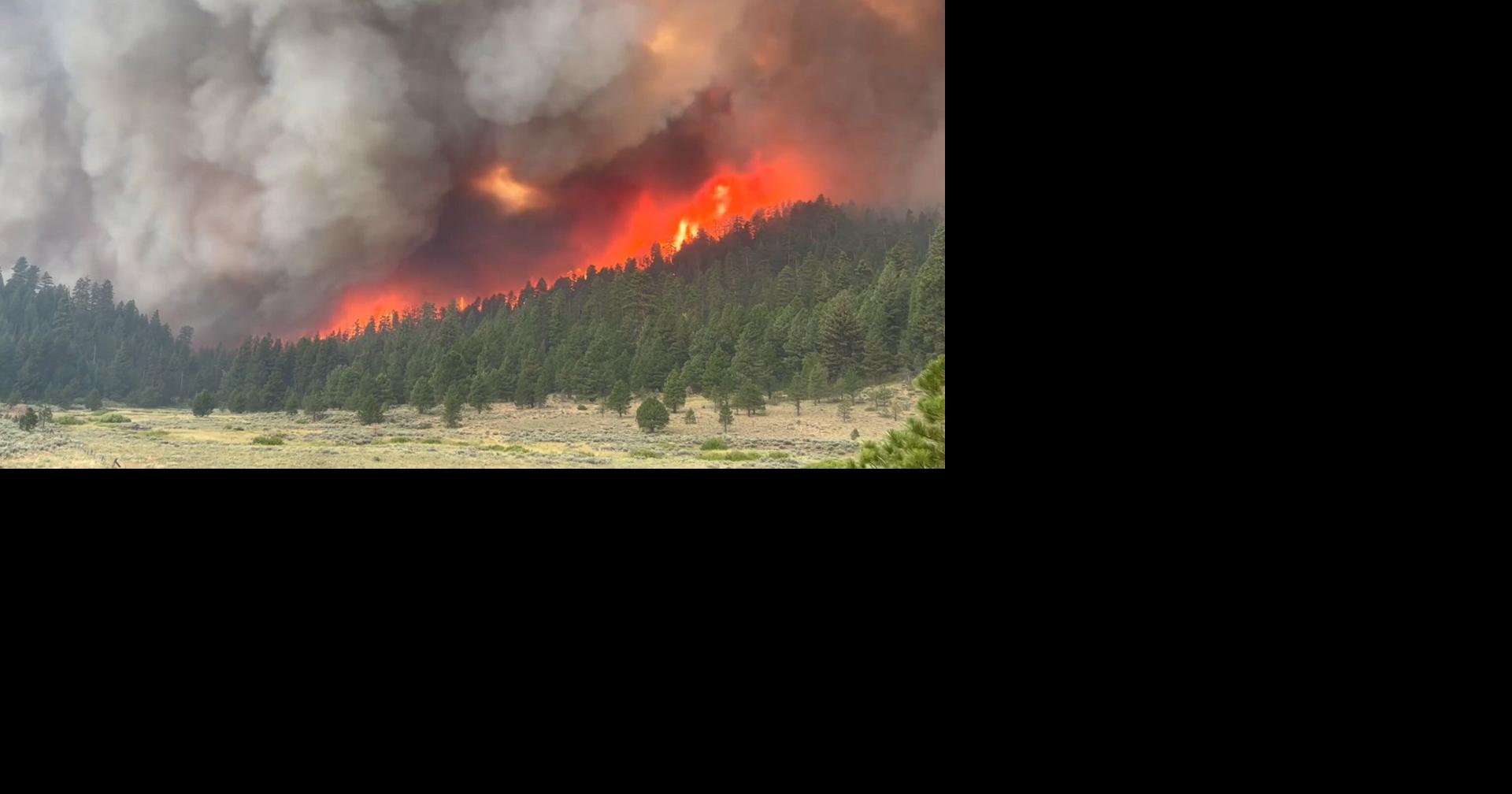 Falls Fire grows by nearly 20,000 acres; 'active, erratic' winds ...