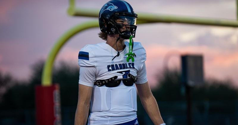 Photo Sign Committed Oregon hosts 5-star QB commit Will Mencl, 2028 recruiting targets vs ...