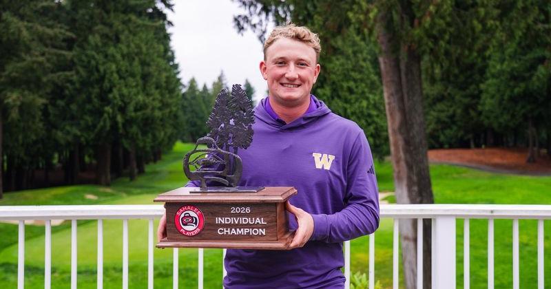 An ace to win a college event? Washington's Finn Koelle did just that at Sahalee