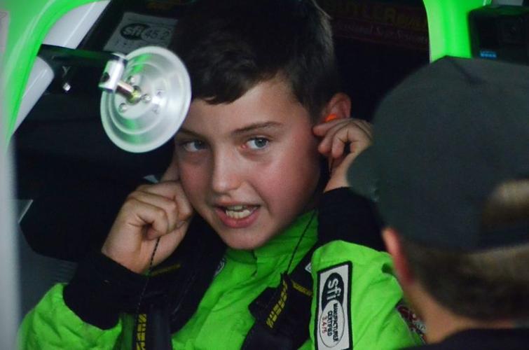 Kyle Busch’s Son Brexton Races Legends Car at Charlotte