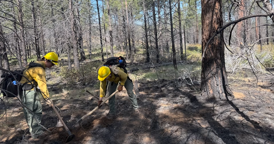 Firefighters making progress on the Trout Creek Fire near Sisters