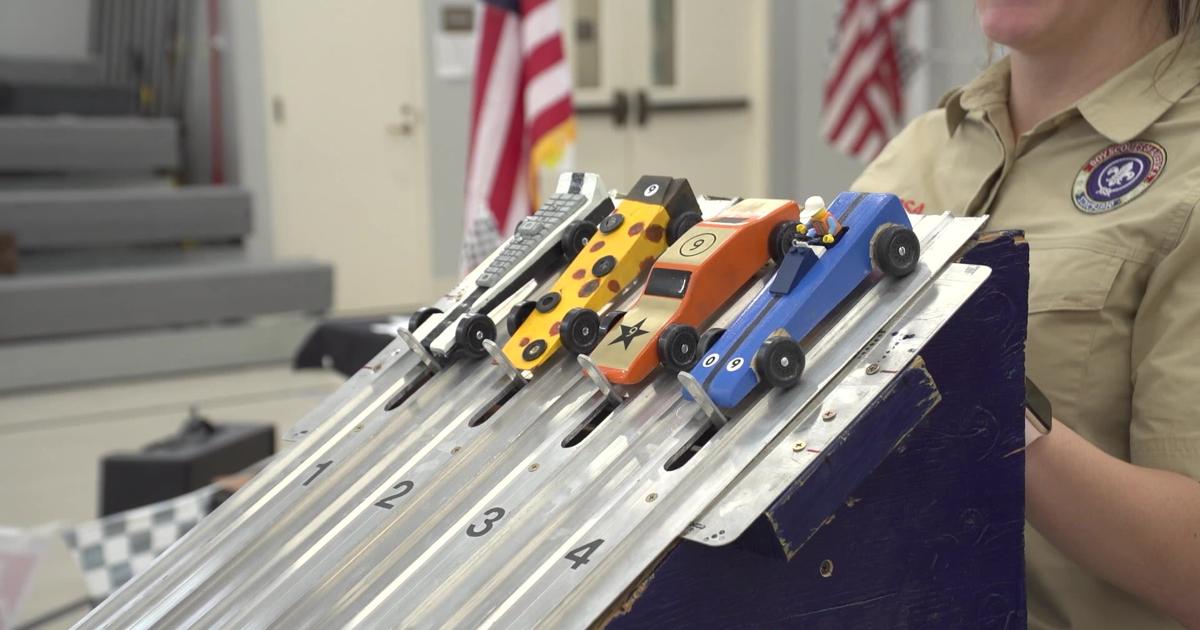 Scout Car Races Redmond and Sisters Cub Scouts race pinewood derby cars, a 50 year ...