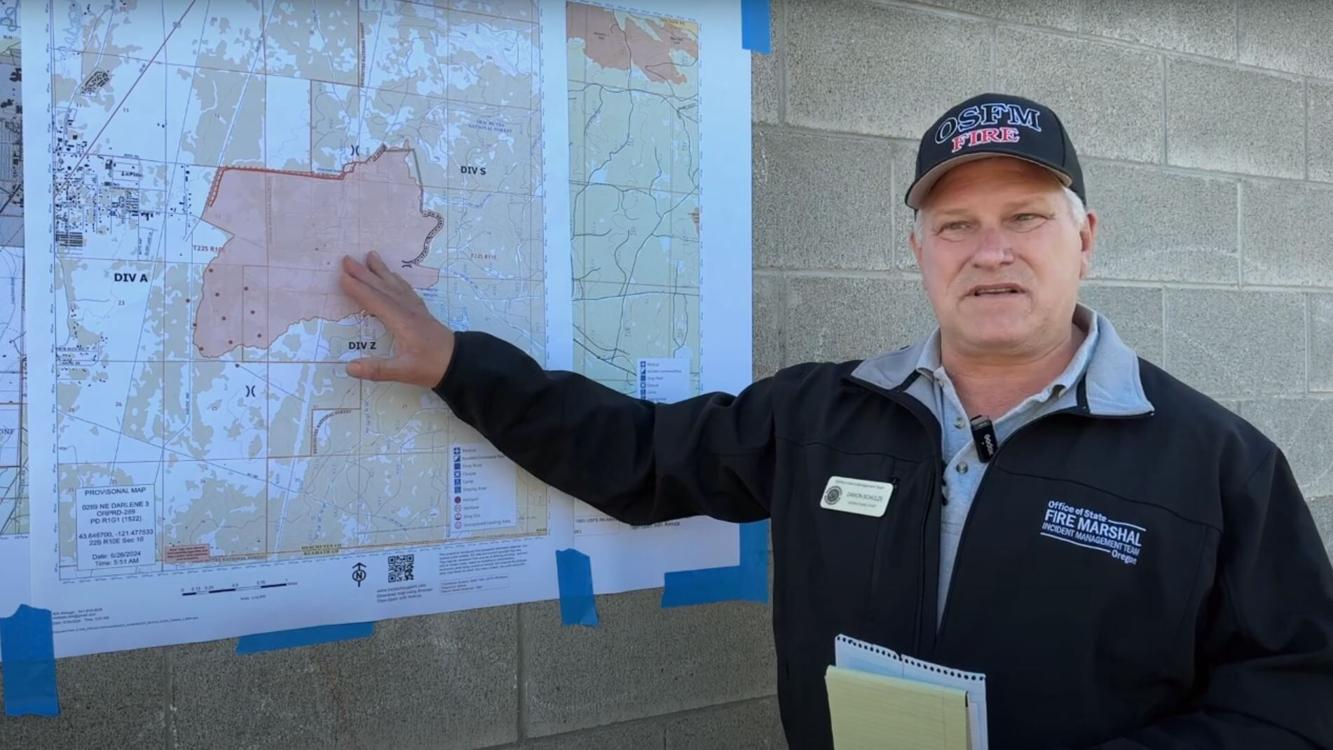 State Fire Marshal shares progress for Darlene 3 Fire La Pine