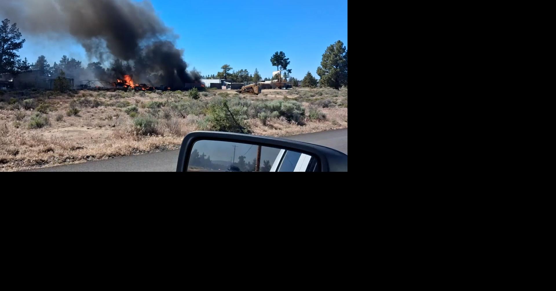 'That man needs a medal and raise': Neighbor's skid steer saves the day at Alfalfa fire