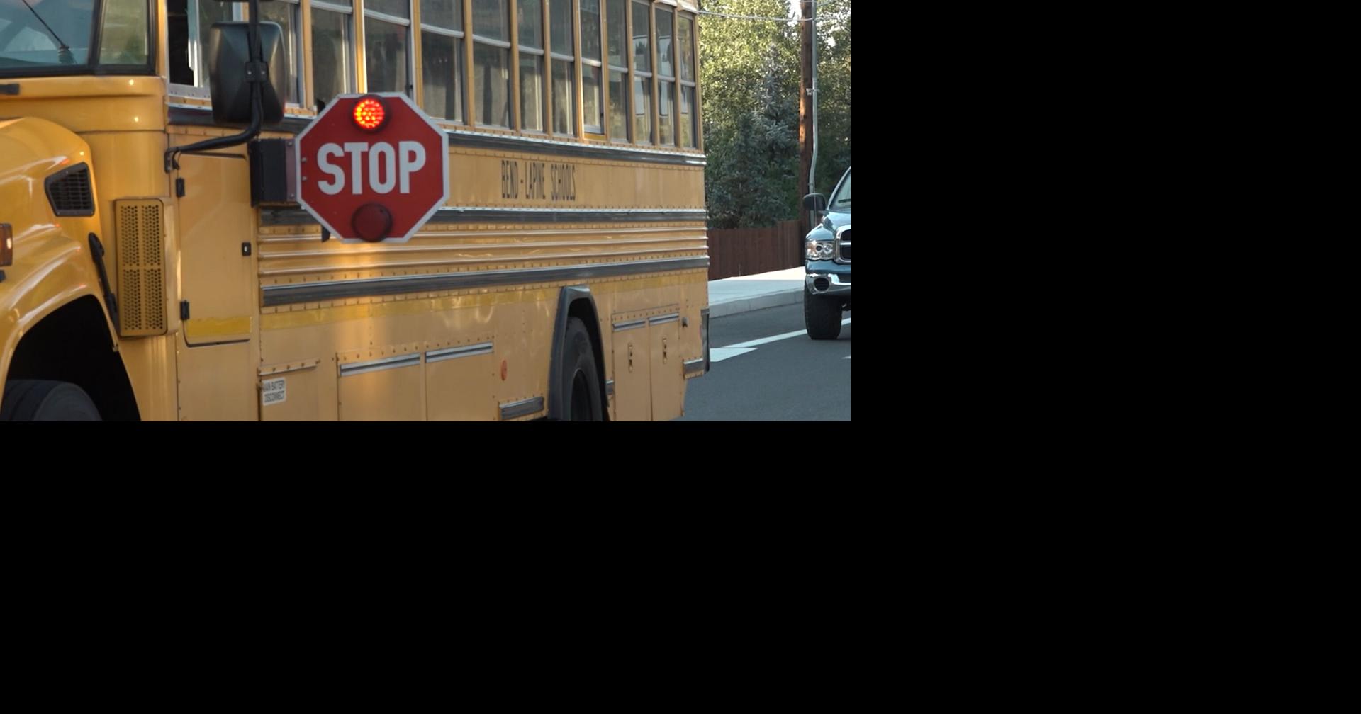 Video shows drivers ignoring bus stop arms on first day of school in Bend