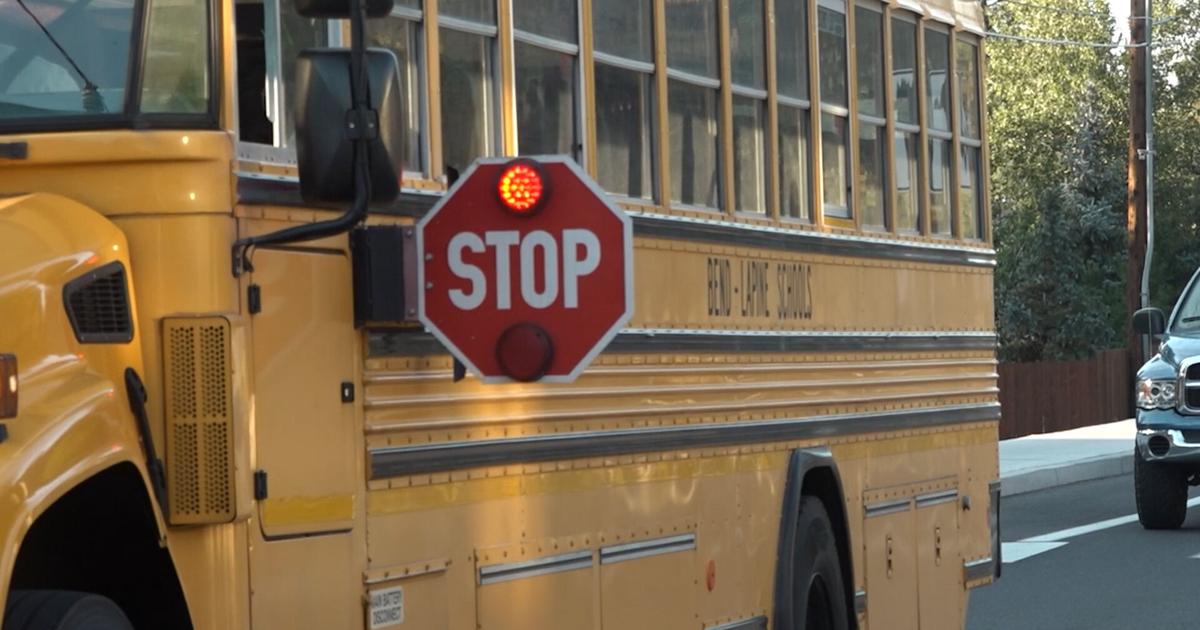 Video shows drivers ignoring bus stop arms on first day of school in Bend