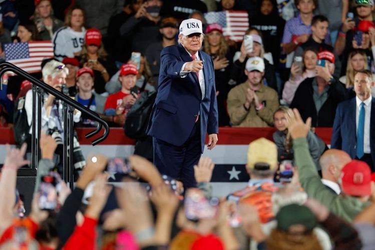 Trump Oregon Rally Trump, in North Carolina, says Republicans will defy midterm odds ...