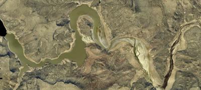 Prineville Reservoir aerial