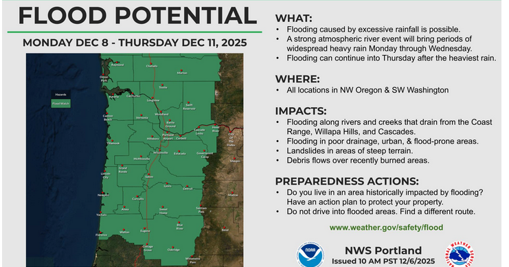 Weather: Flood Watch issued | News | cgsentinel.com
