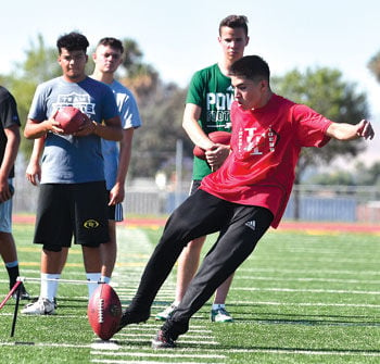 Zendejas football camp draws 60 | Sports and Recreation ...