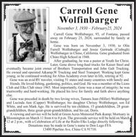 Carroll Gene Wolfinbarger
