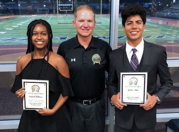 Chino High School’s Daijah Williams (left) and James Nuci (right)