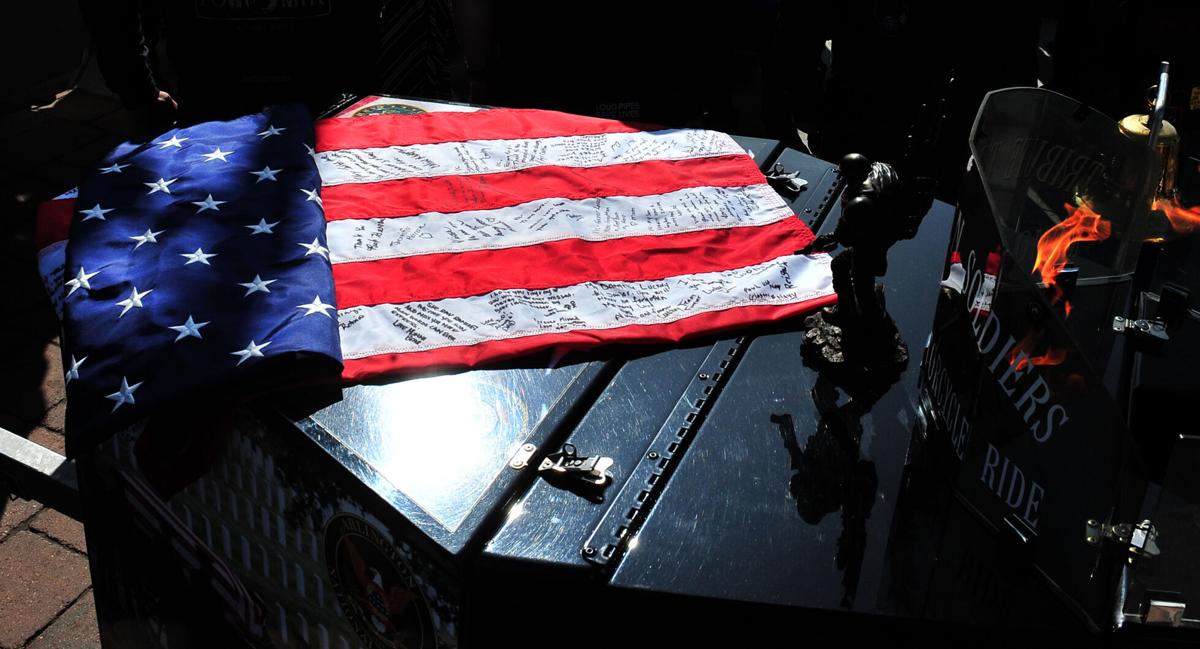 Fallen Soldiers Memorial Torch Ride visits with Chino Hills family of murdered U.S. Army Specialist Austin Hawk