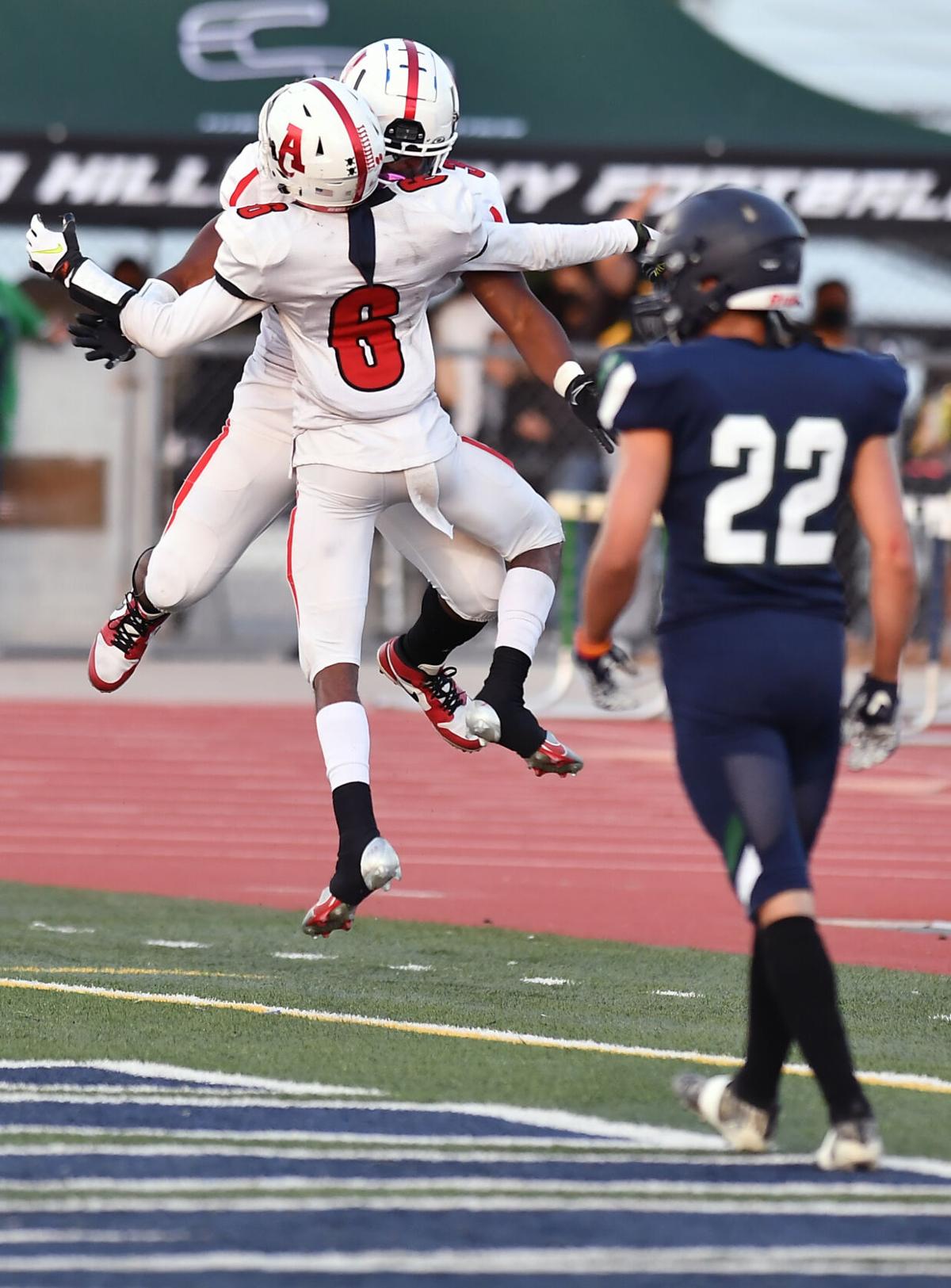 Ayala High football captures third straight 'Battle for the Bone' trophy with 42-0 win over Chino Hills (April 16, 2021)