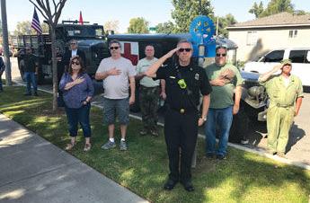 Chino Valley Fire Battalion Chief Jeremy Ault (center)