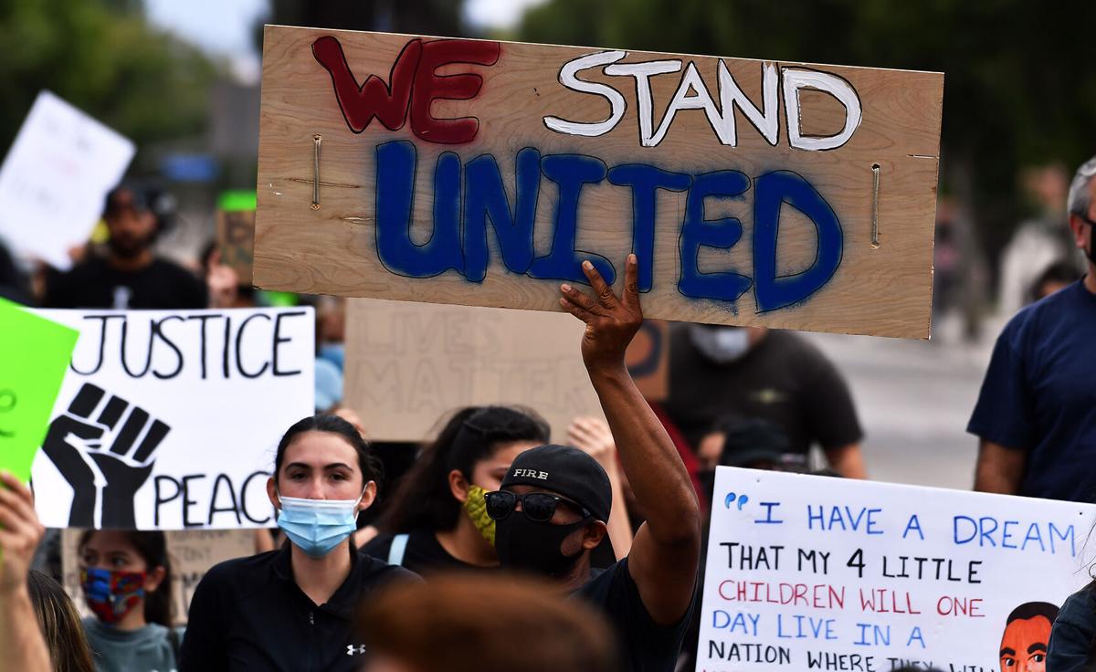 Hundreds attend peaceful protest in Chino Saturday, June 6, 2020