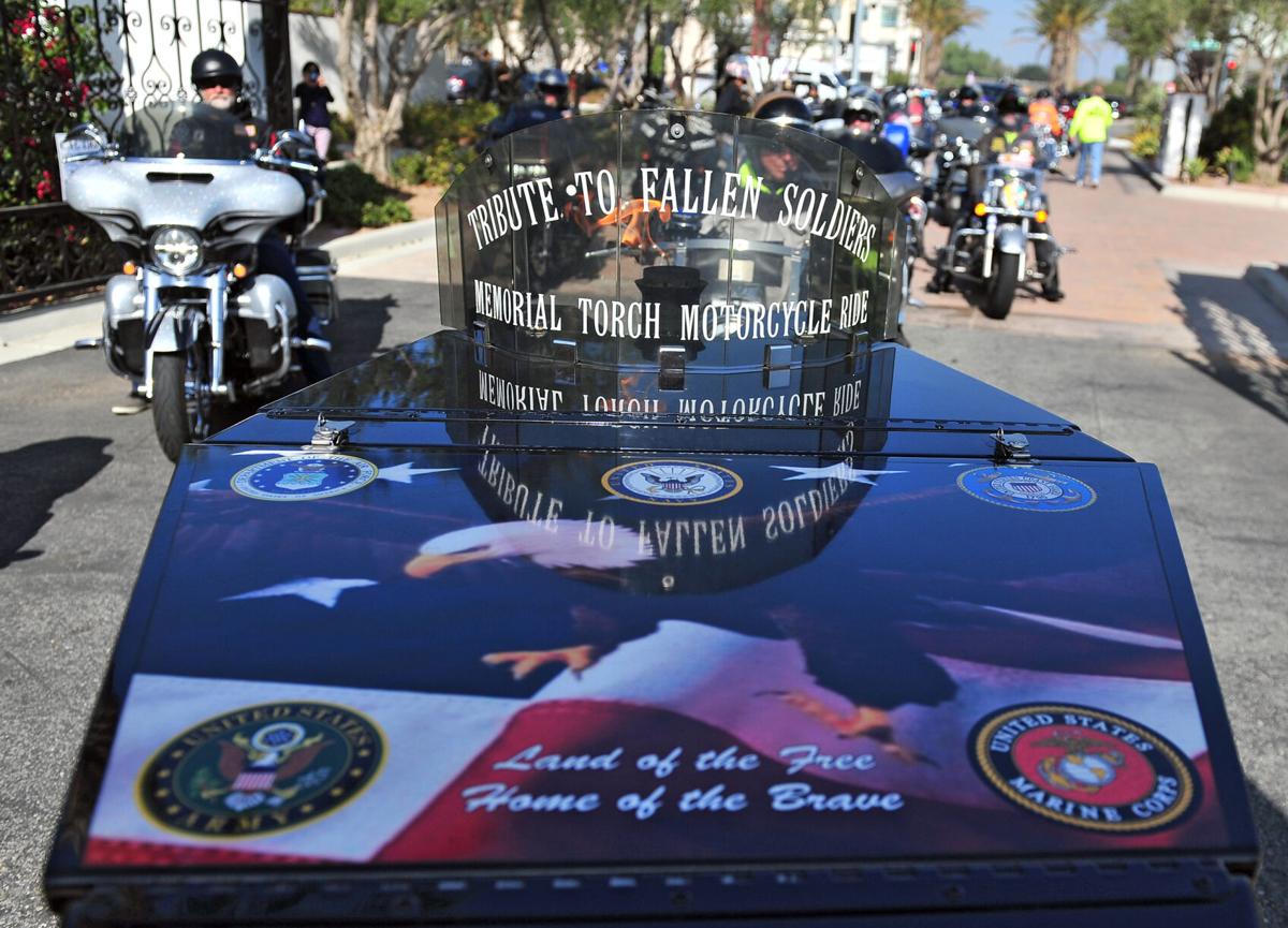 Fallen Soldiers Memorial Torch Ride visits with Chino Hills family of murdered U.S. Army Specialist Austin Hawk
