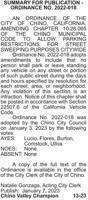 Public Notice - City of Chino
