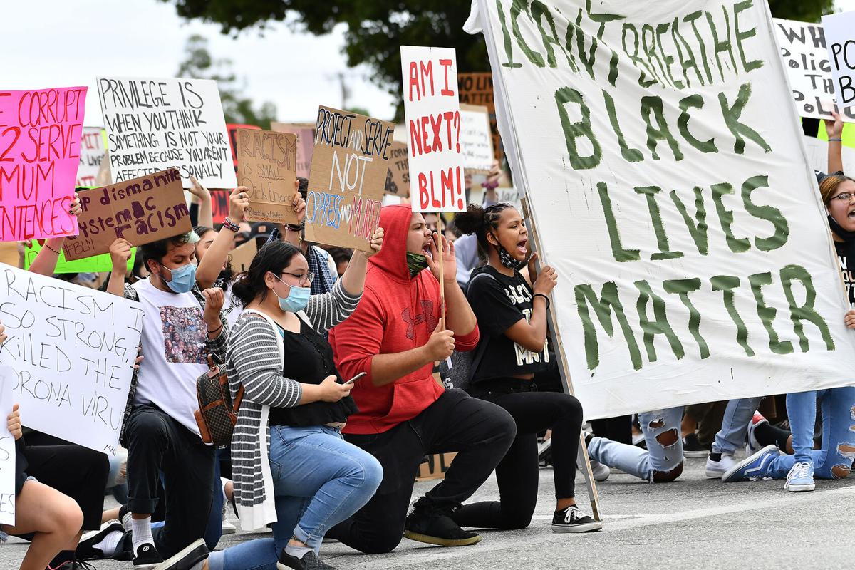 Hundreds attend peaceful protest in Chino Saturday, June 6, 2020