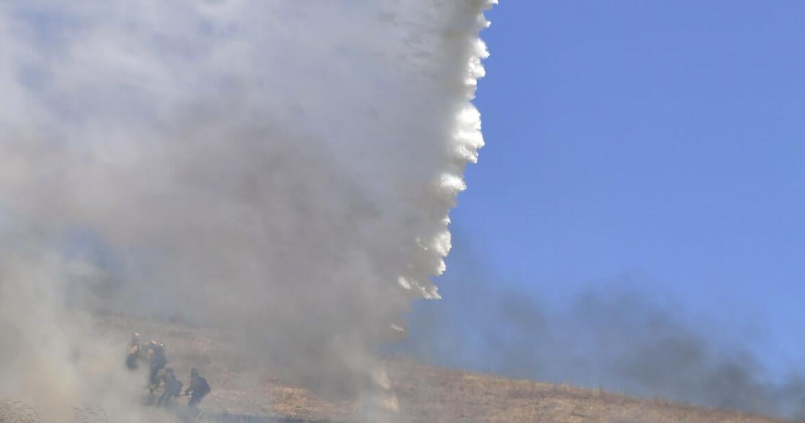 Weed abatement causes brush fire in Chino Hills