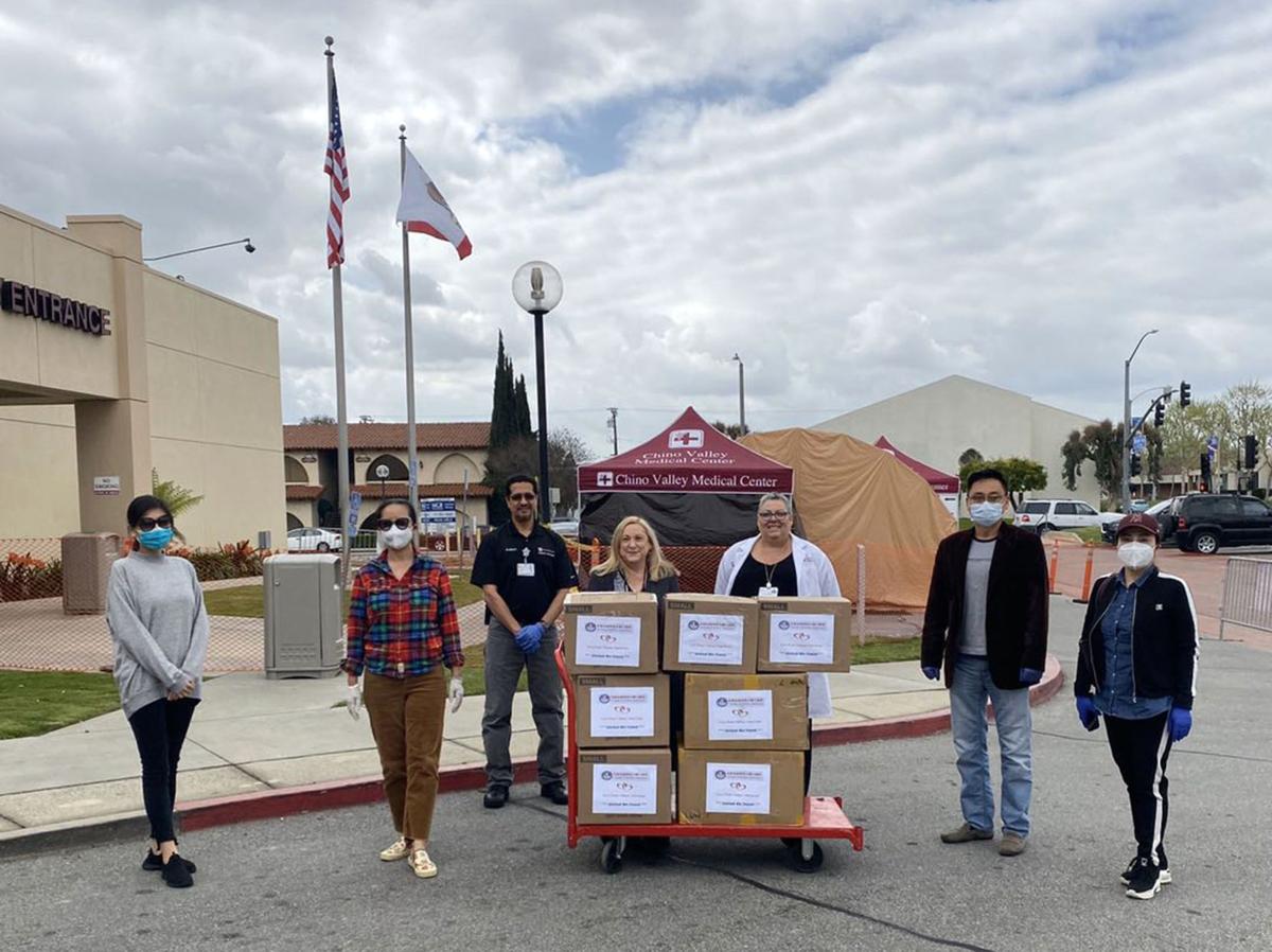 Donations of PPE equipment made to Chino Valley Medical Center