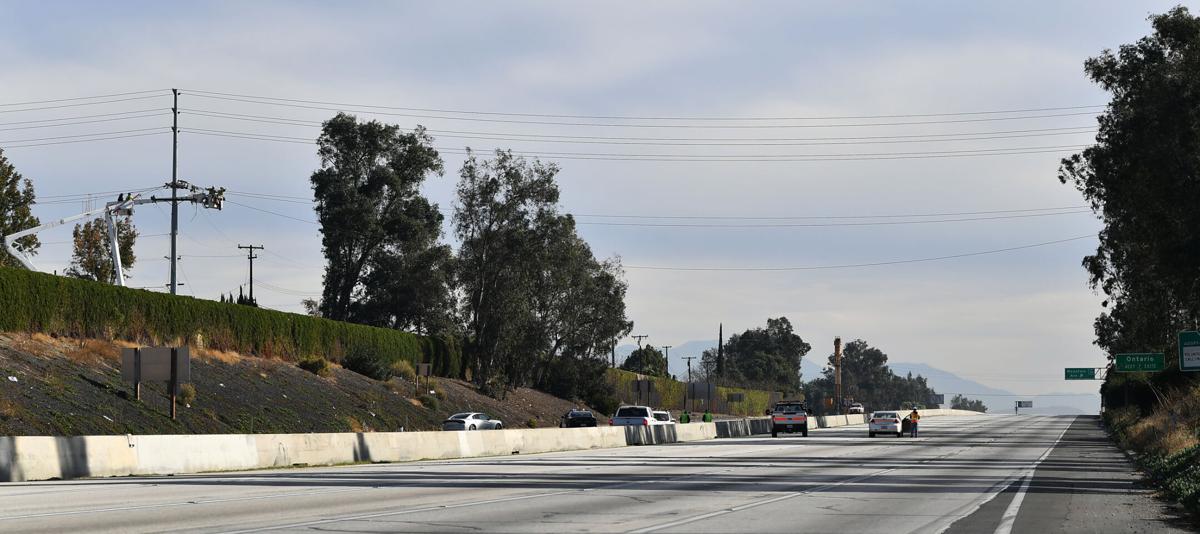 60 Freeway reopens in both directions seven hours after downed power line blocks lanes Wednesday