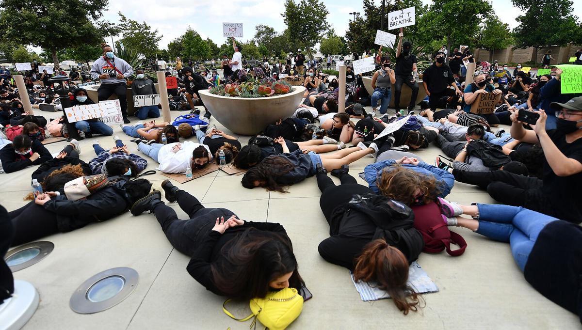 Hundreds attend peaceful protest in Chino Saturday, June 6, 2020
