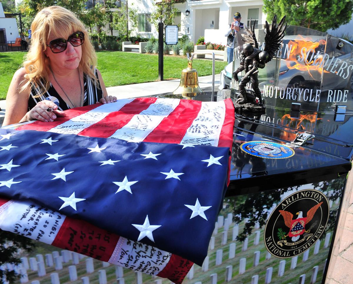 Fallen Soldiers Memorial Torch Ride visits with Chino Hills family of murdered U.S. Army Specialist Austin Hawk