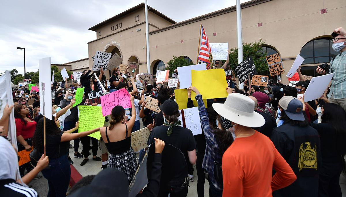 Hundreds attend peaceful protest in Chino Saturday, June 6, 2020