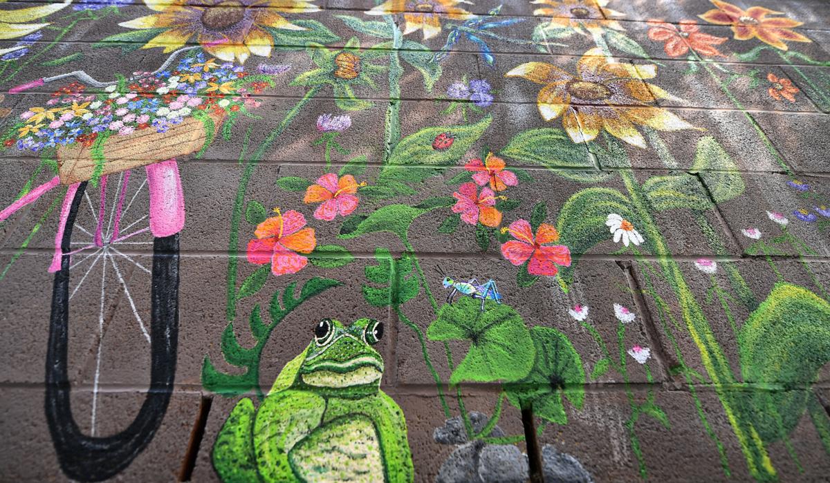 Chino resident paints backyard mural called 'COVID Project'