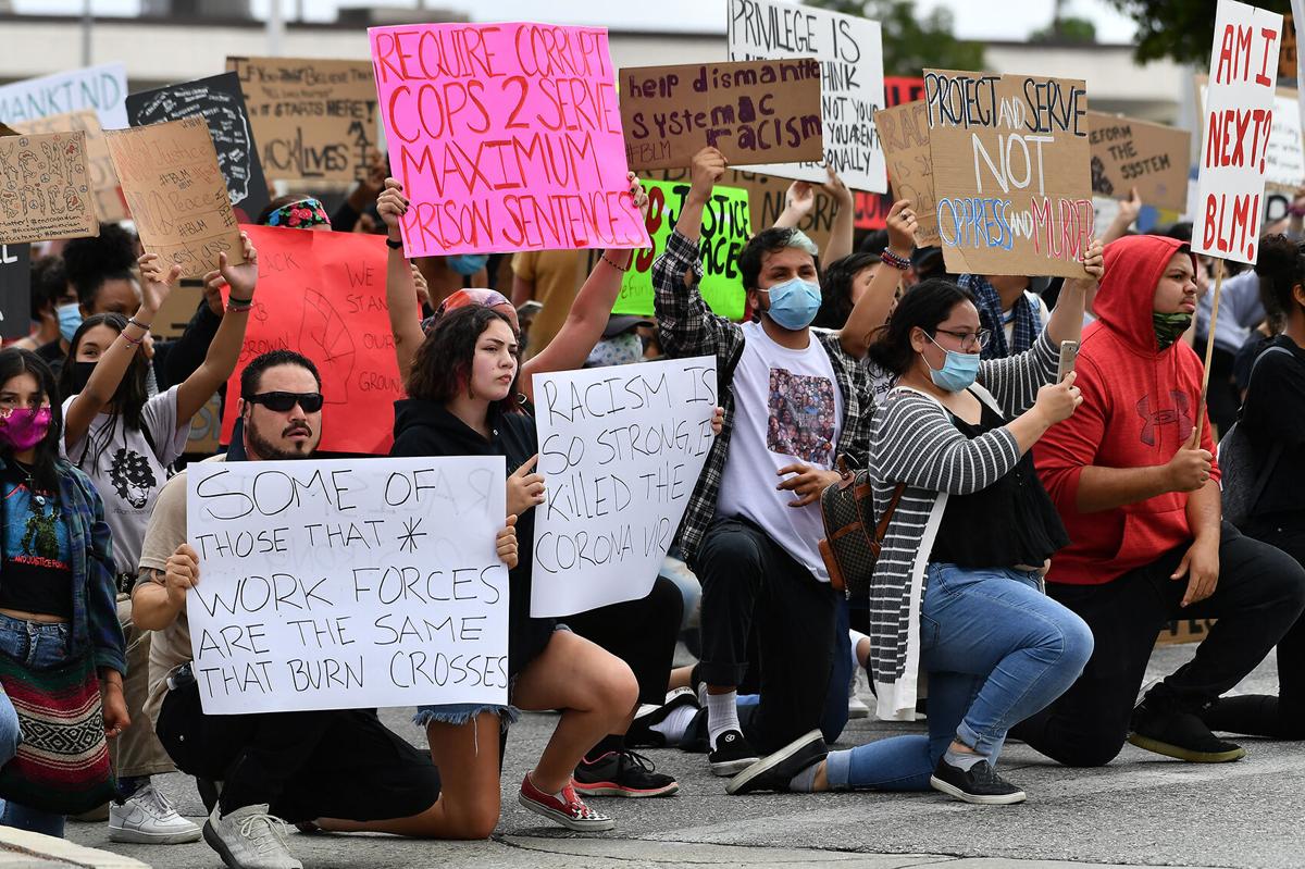 Hundreds attend peaceful protest in Chino Saturday, June 6, 2020