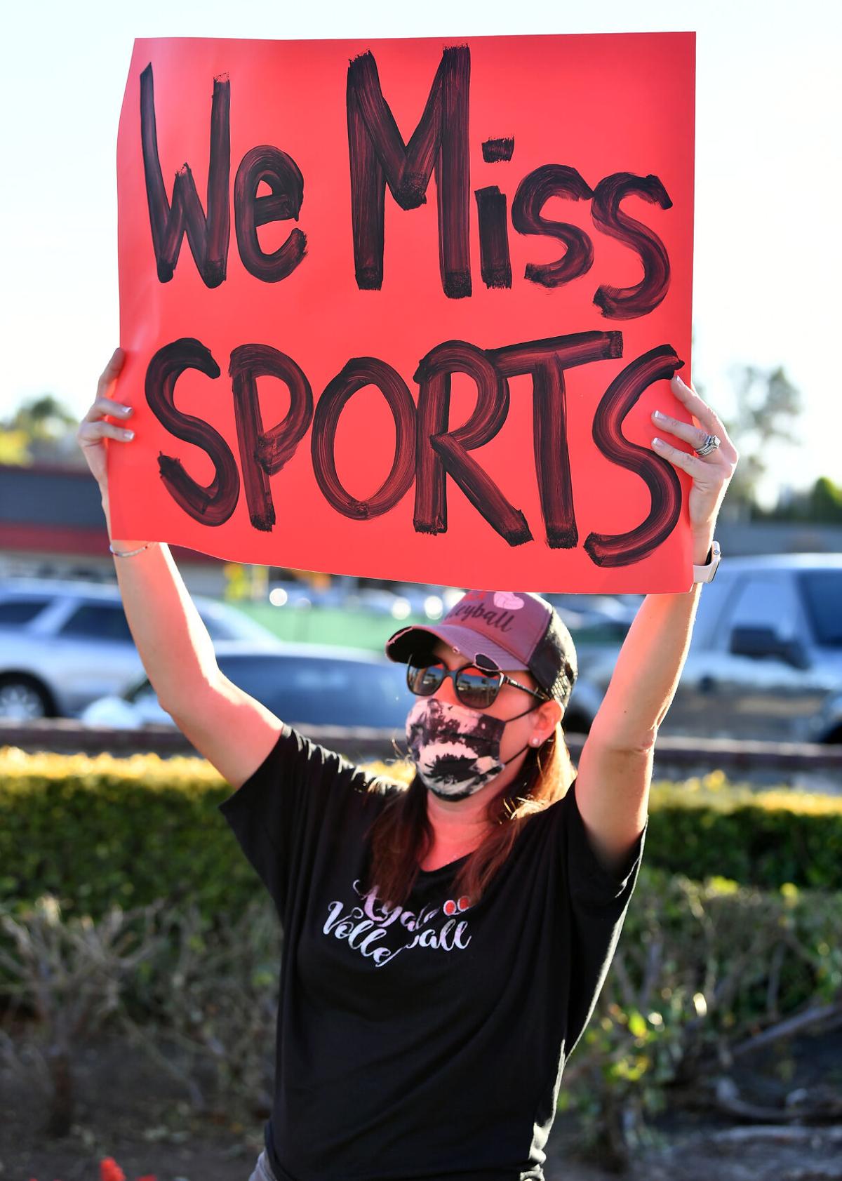 'Let Them Play' rally held Friday by four CVUSD high schools in Chino Hills