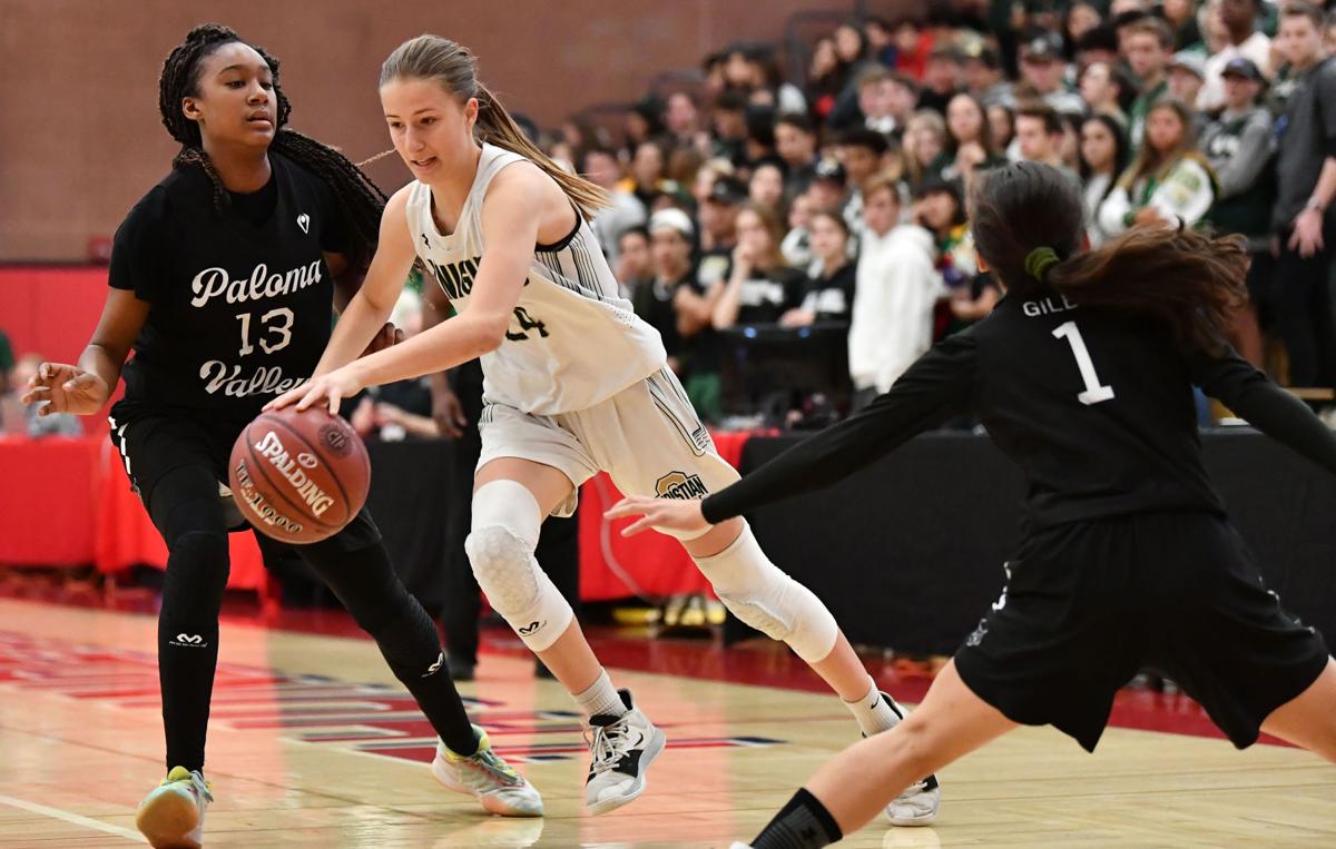 PHOTOS: Paloma Valley 64, Ontario Christian 47 in CIF-SS Div. 4AA girls basketball title game (Feb. 29, 2020)