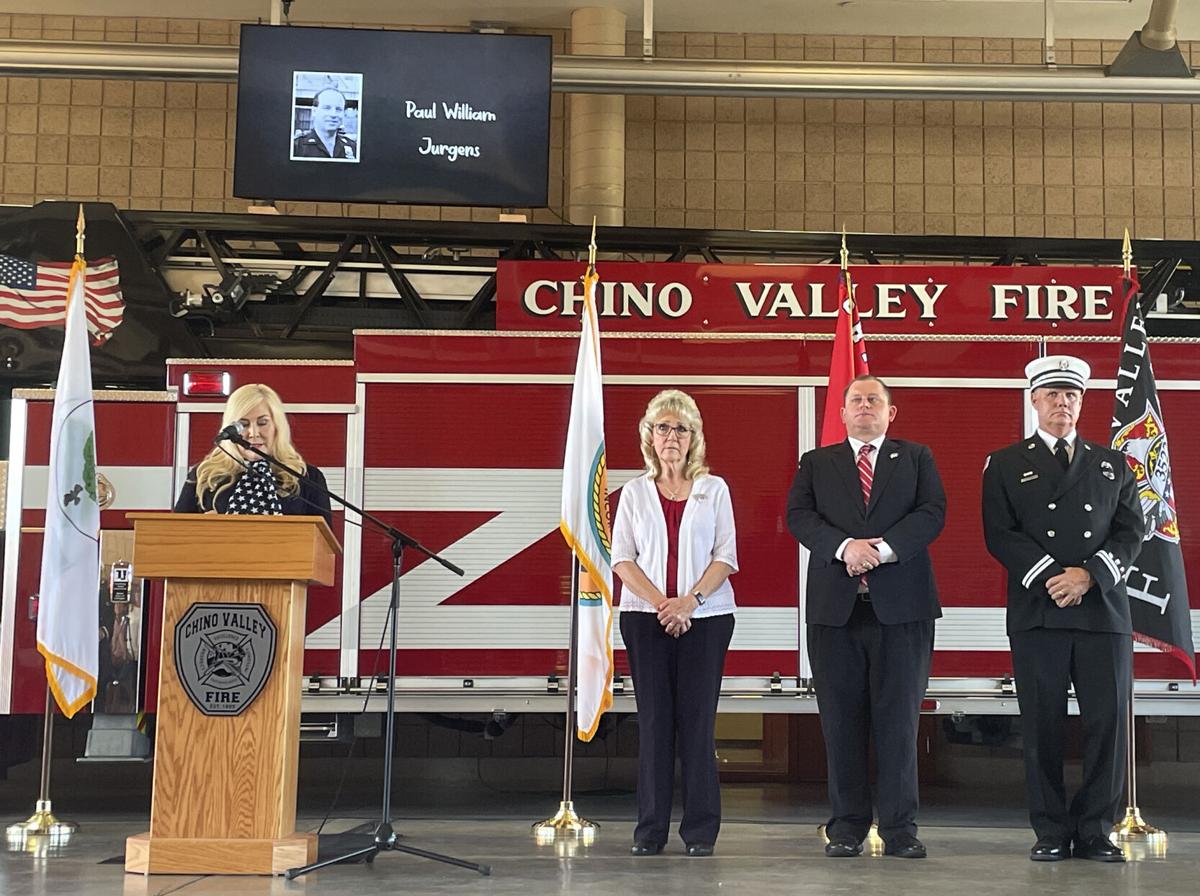Chino Valley Fire honors victims of Sept. 11 terrorist attacks with 20th anniversary remembrance ceremony