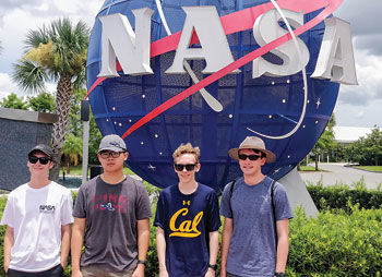 Damien High students at Cape Canaveral