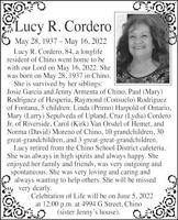 Lucy R. Cordero