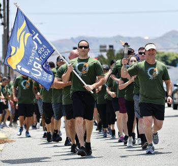 Chino Police and California Institution for Men officers