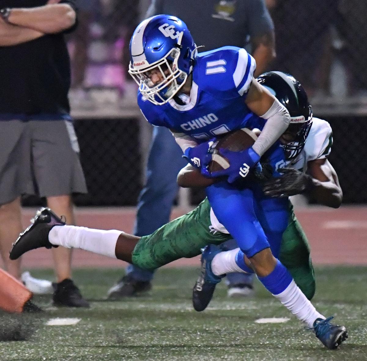 Chino Hills blanks Chino, 41-0, in first football meeting between the two schools since 2009
