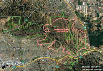 Kagel Canyon Fire Map