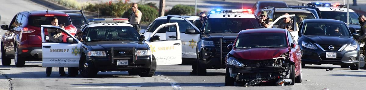 Pursuit suspect arrested after chase through Walnut, Chino Valley and three-hour standoff in Diamond Bar