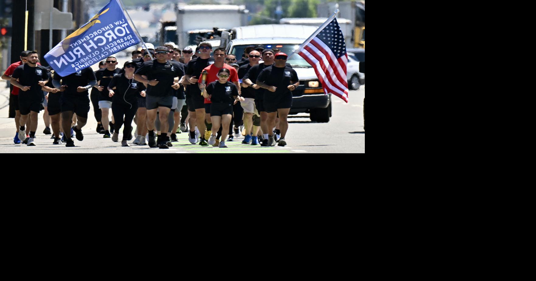 Officers run “Flame of Hope” through Chino Valley
