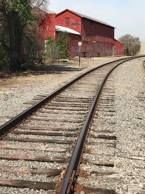 A railroad spur